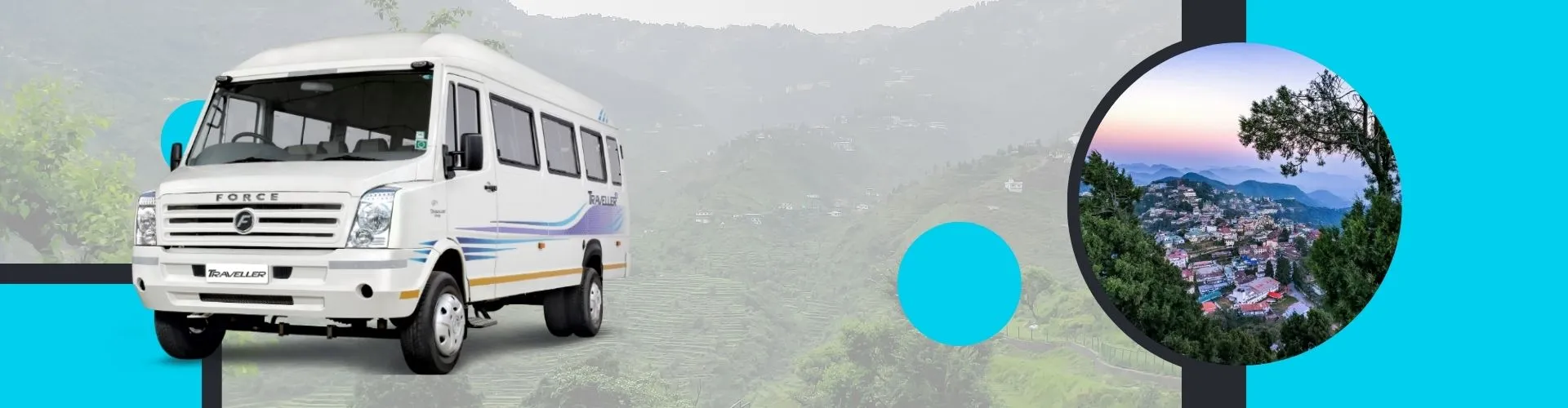 Tempo traveller on Hire from Delhi to Mussoorie